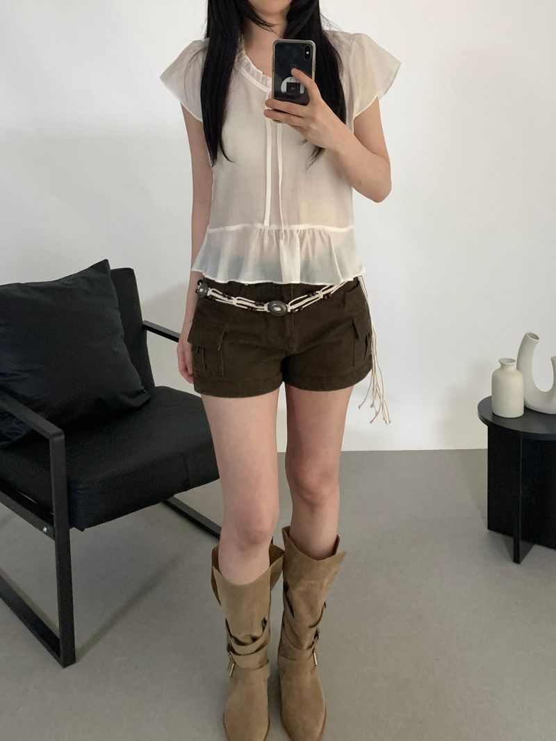 Monty Cargo Pocket Shorts