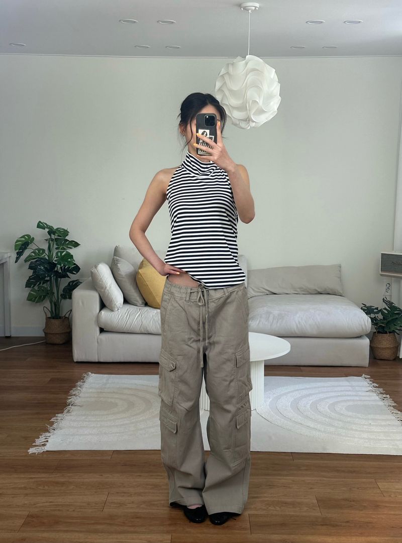 furbaby（ファーベイビー）の「stripe halter neck top（Tops）」