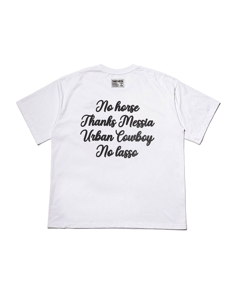 HANDWRITTEN COWBOY TSHIRT-WHITE