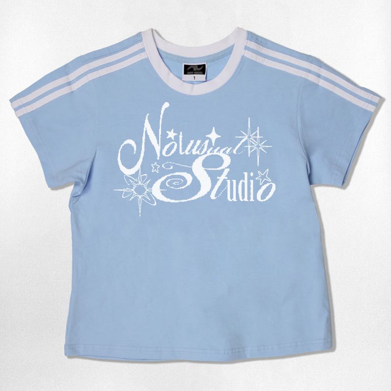 Pixel Studio Semi Crop T-Shirts - 6COLOR