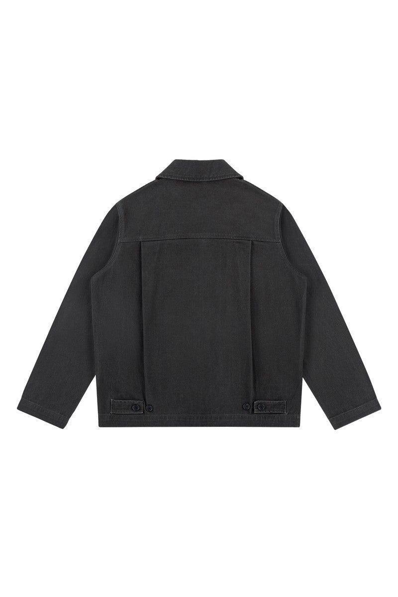 Washed Cotton Workwear Jacket