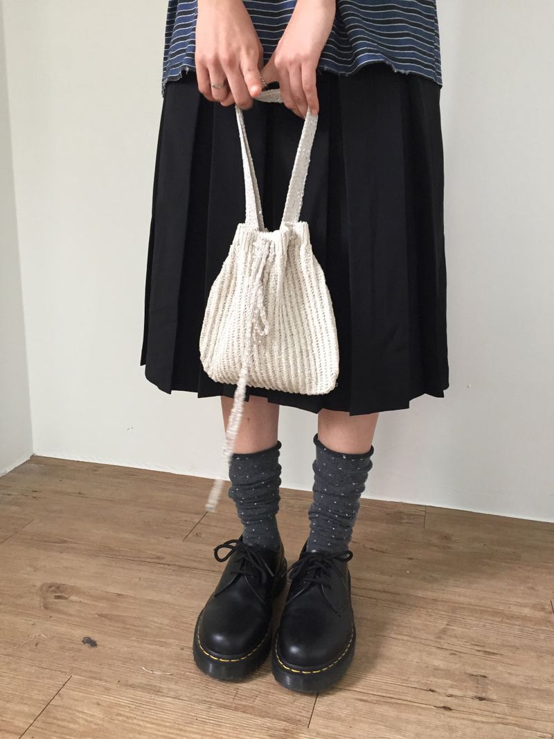 DUGGY(ダギー)の「Mini Spangle Knit Bag (2color)(Bags)」