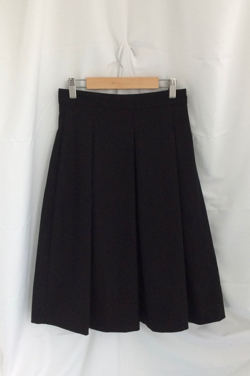 veloni basic bell pleats skirt