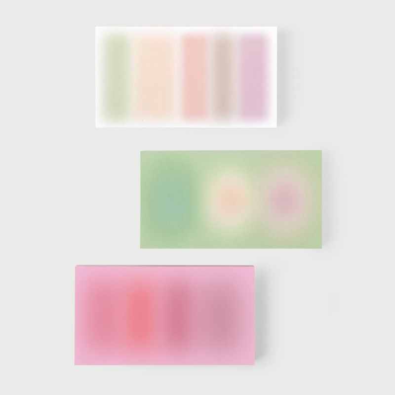 oab blur memo set / 3 pieces