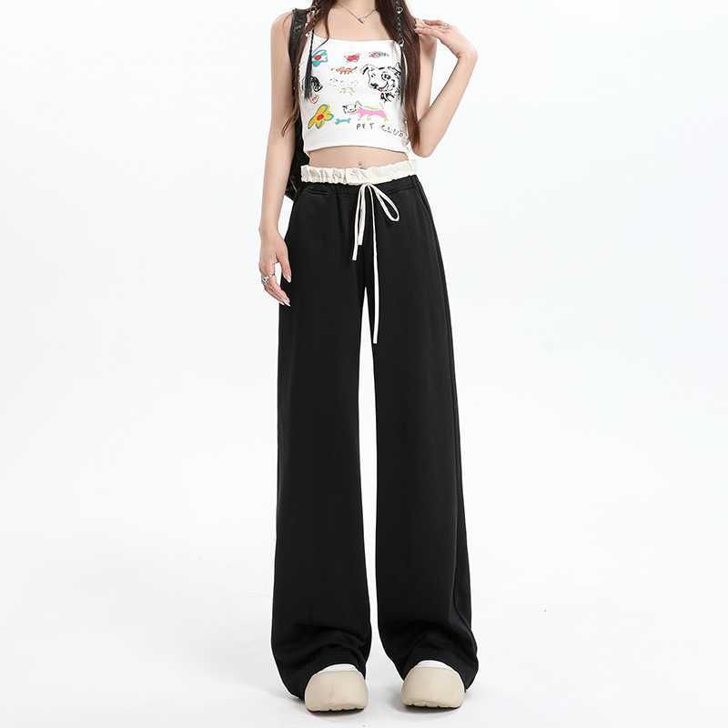 Double Waist Set-Up String Jogger Pants