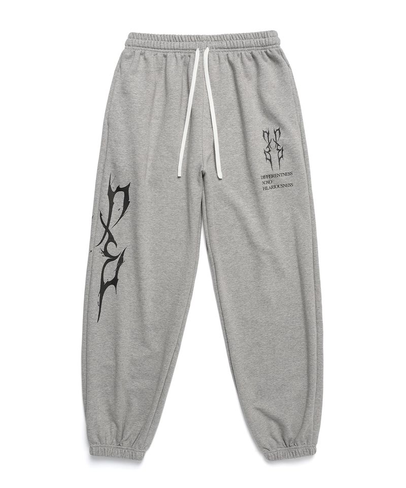 ONE SIDE THUNDER LOGO PANTS
