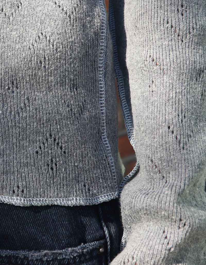 Punching Knit (GREY) WOMENS