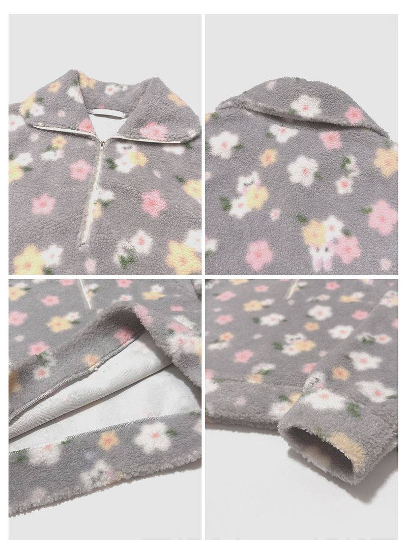 STELLA FLEECE ZIP UP (2COL)