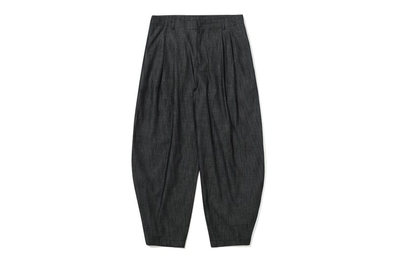 DENIM PINTUCK SLACKS