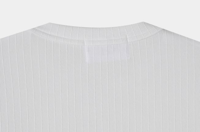 Look Lachief Standard Henry Neck Ribbed Short Sleeve