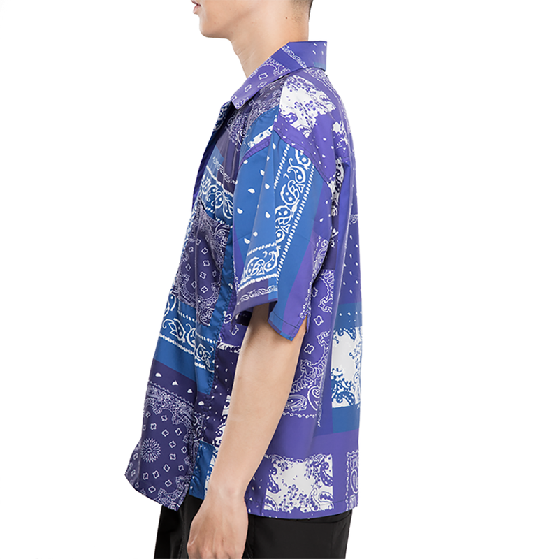 BANDANA SPLICED SHIRT