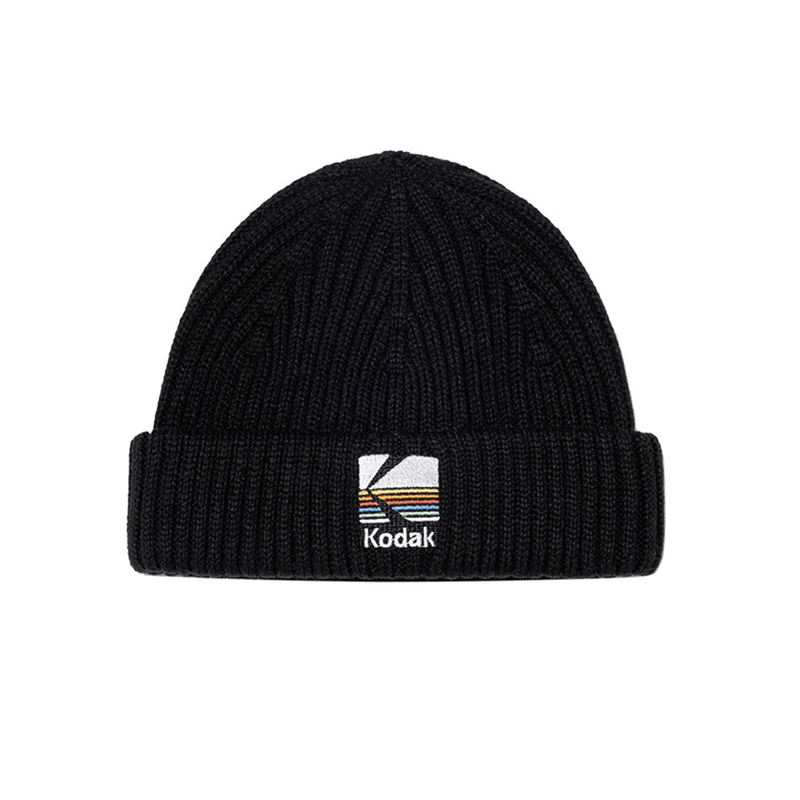 RAINBOW SHORT BEANIE【PURPLE】