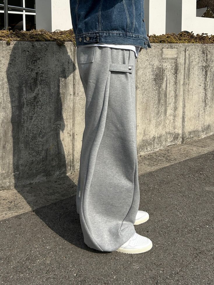 ONEPICK CLOTHES(ワンピッククローズ)の「ONE SIDE SNAP BUTTON SWEAT PANTS(Pants)」