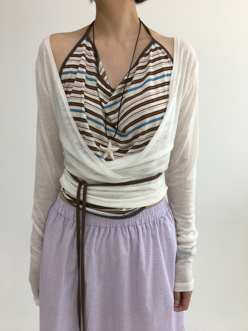 If Strap Halterneck Sleeveless (2color)