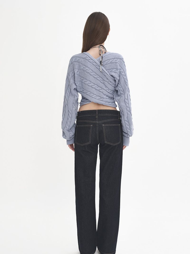 ORIGHH（オライ）の「Four-Season Bolero Multi-Way Long Knit Top_Ash Baby Blue（Tops）」