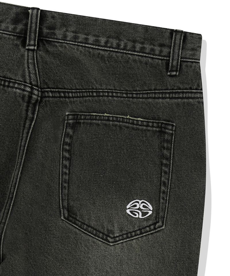 MUD WASHING DENIM PANT