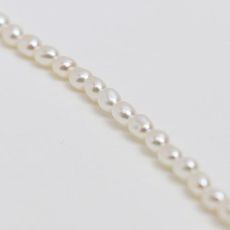 14K goldfilled baby rice pearl necklace