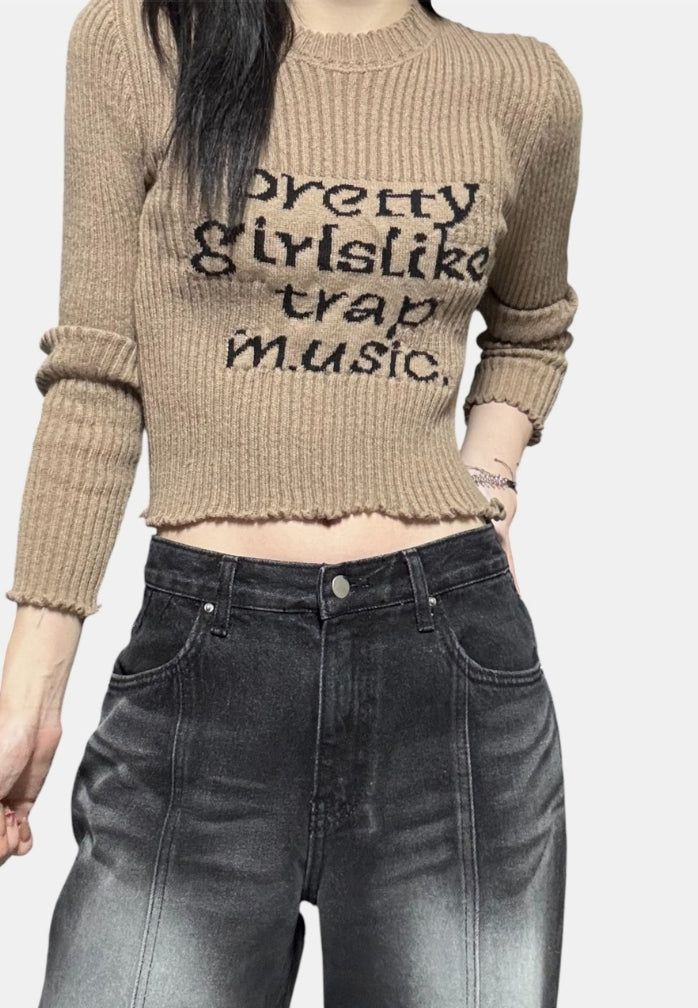 2000s grunge knit