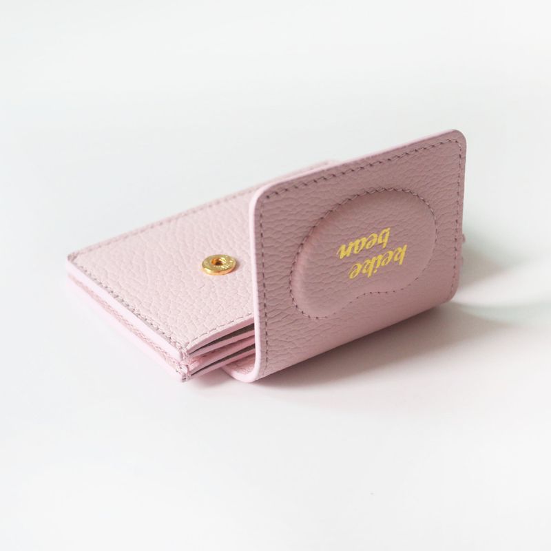 shape of' wallet - pink bean