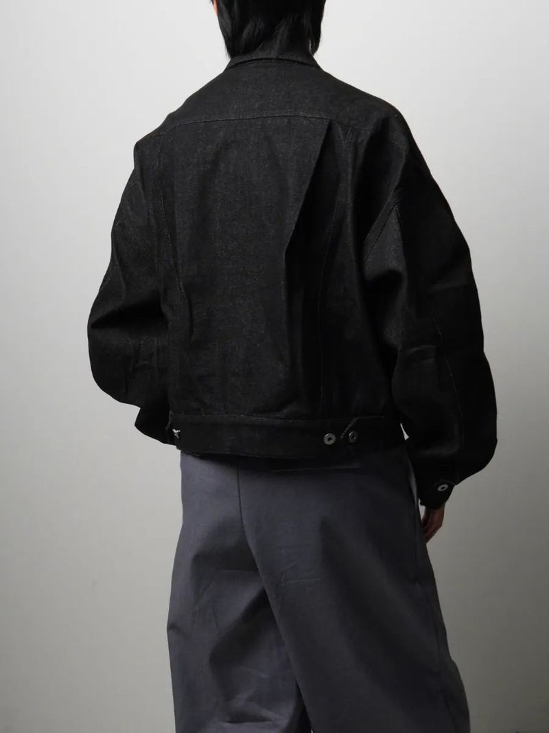 JT8 Denim Clasped Fireman Jacket
