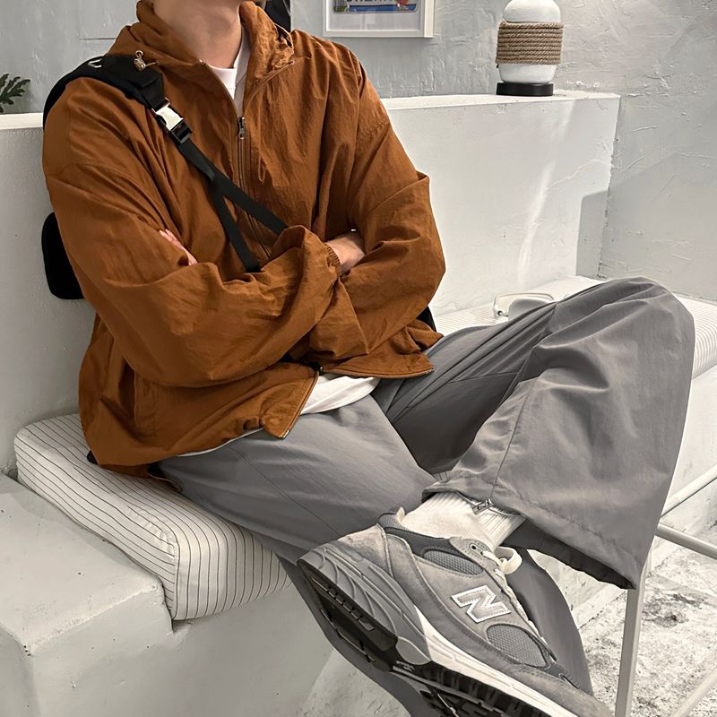 LMN May Double-Line String Nylon Pants (3 colors)