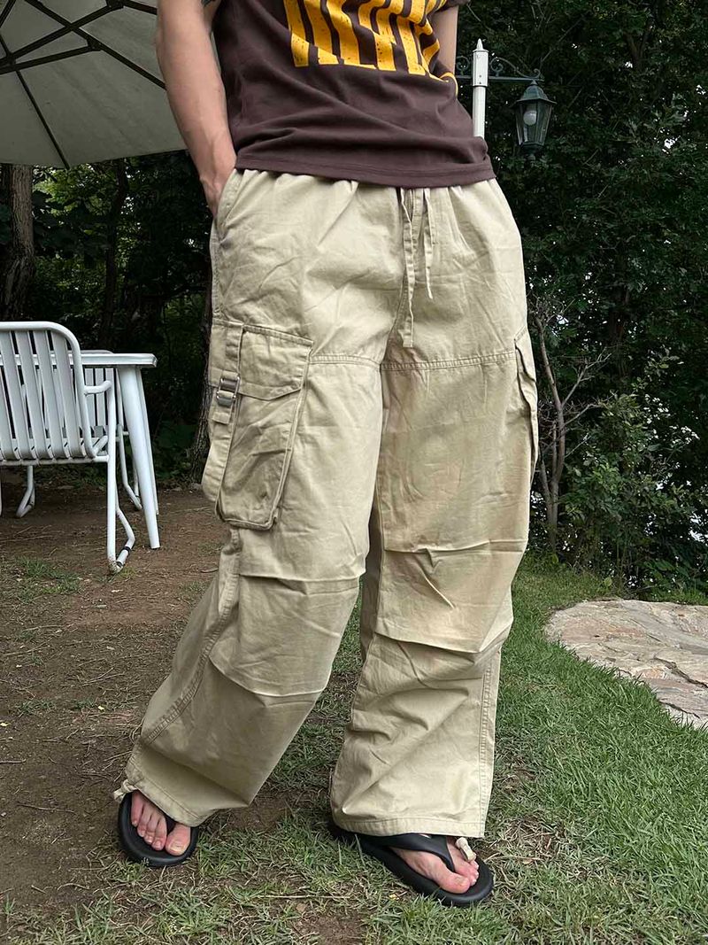 バックルストラップ カーゴパンツ(4color)