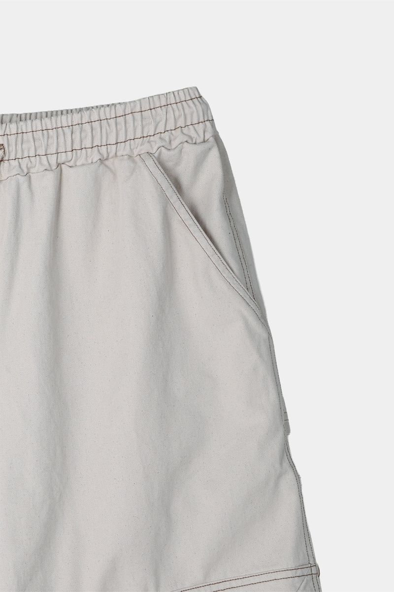 Washed Volume Carpenter Bermuda Pants