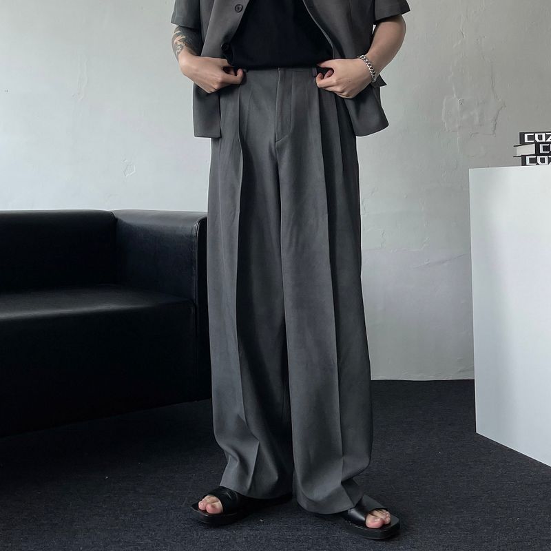 CR Monk Two Tuck Wide Pants (Set - Up/2 colors)