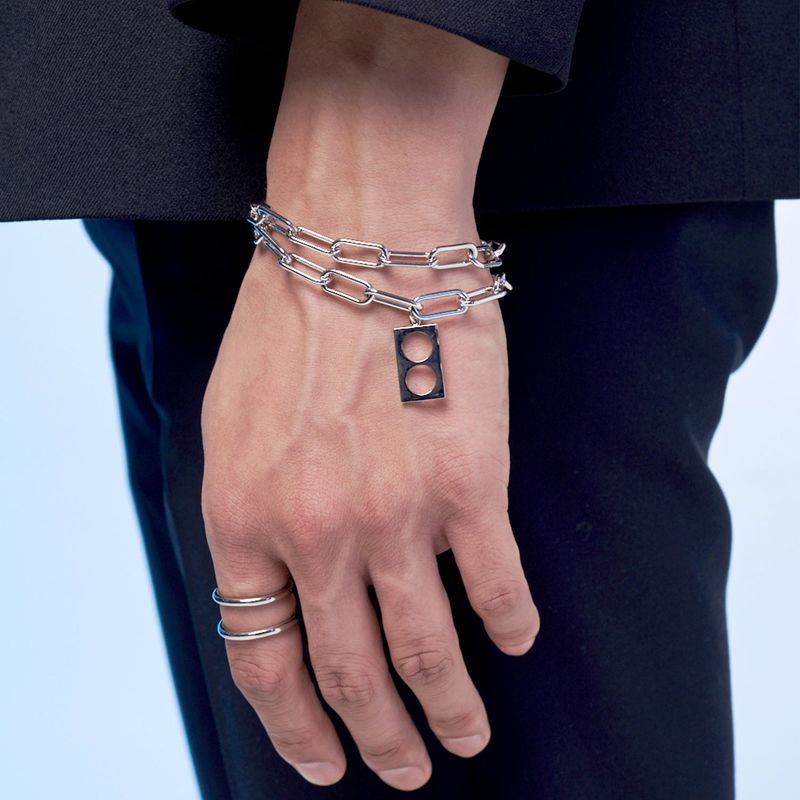HAWHA(ハワ)の「SQUARE BLOCK BRACELET(Accessories)」