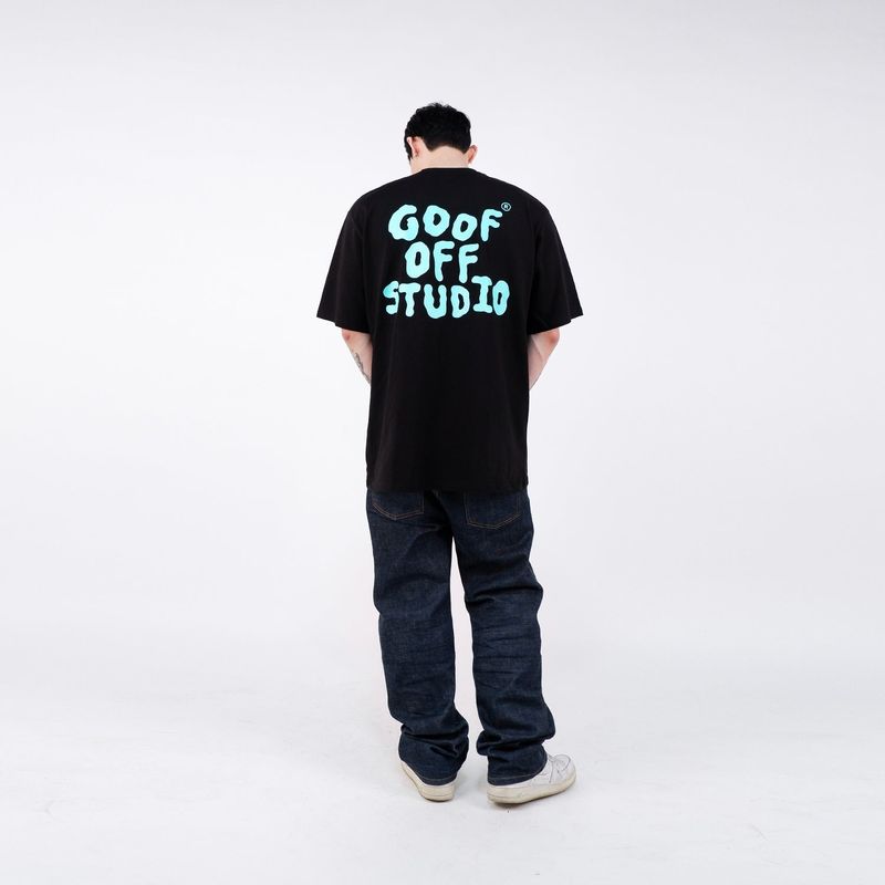 GOOFOFF MAIN LOGO TEE - ( Black - Mint )