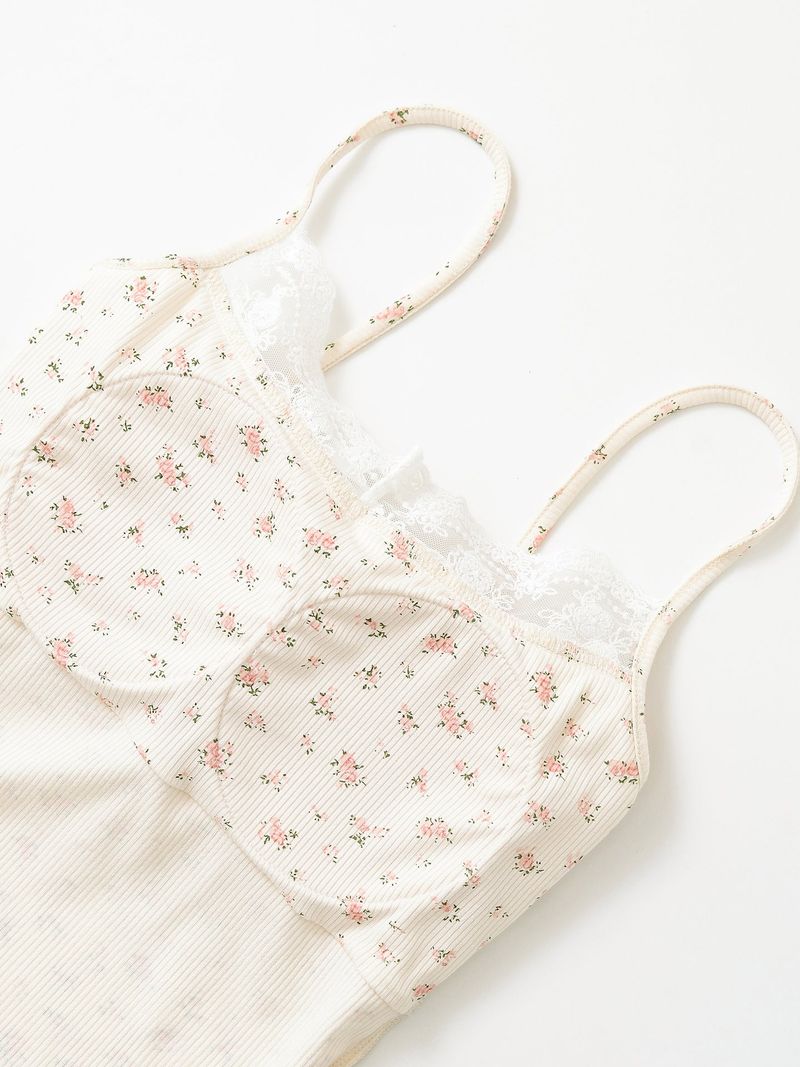 Elva Lace Ribbon Cami Top