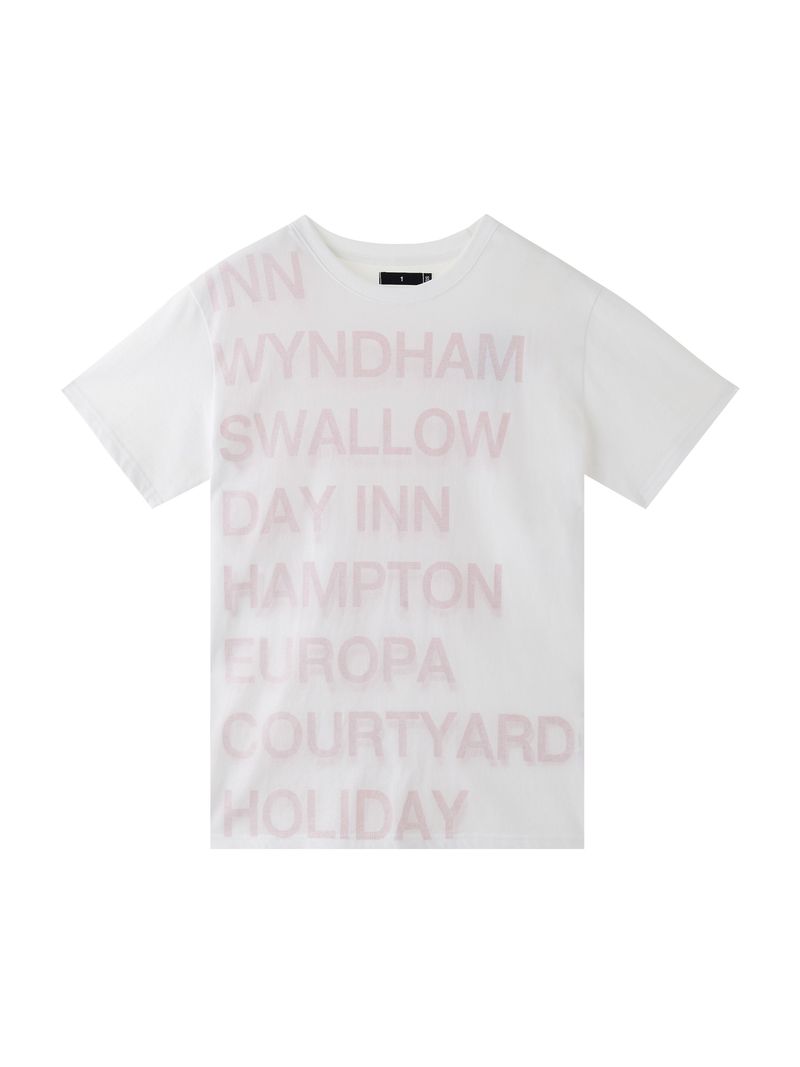 safarispot（サファリスポット）の「HIGHWAY INN TEE (WHITE/RED)（Tops）」