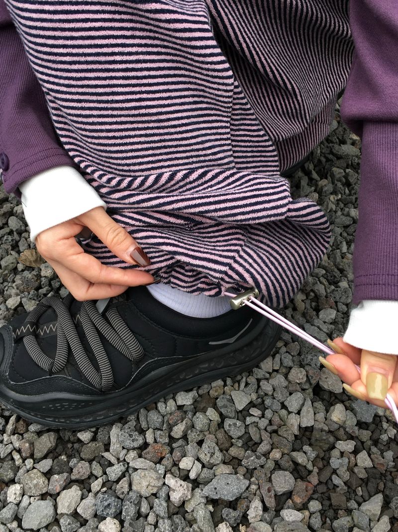 [Ritcore MADE] Striped Terry Wide Pants (3c)