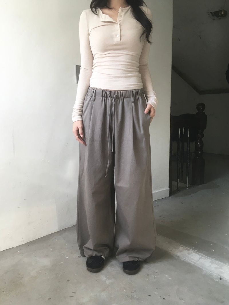 Cotton banding slacks