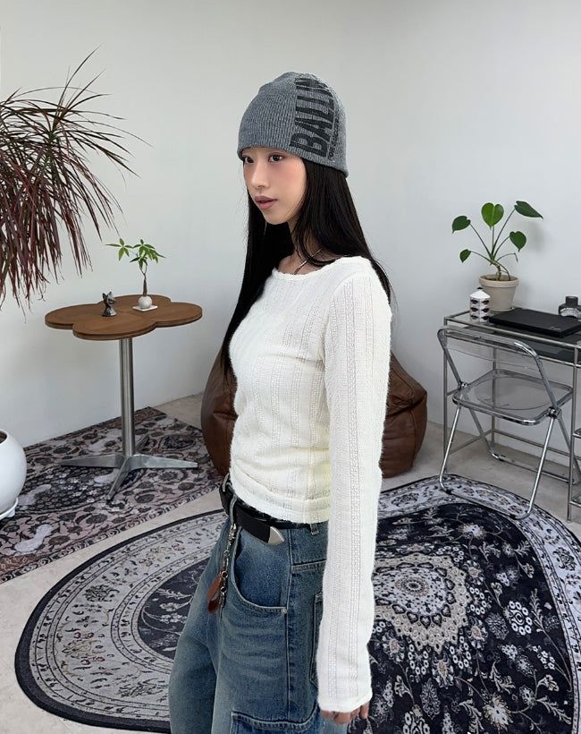 Ranuel Hairy Knit Long Sleeve