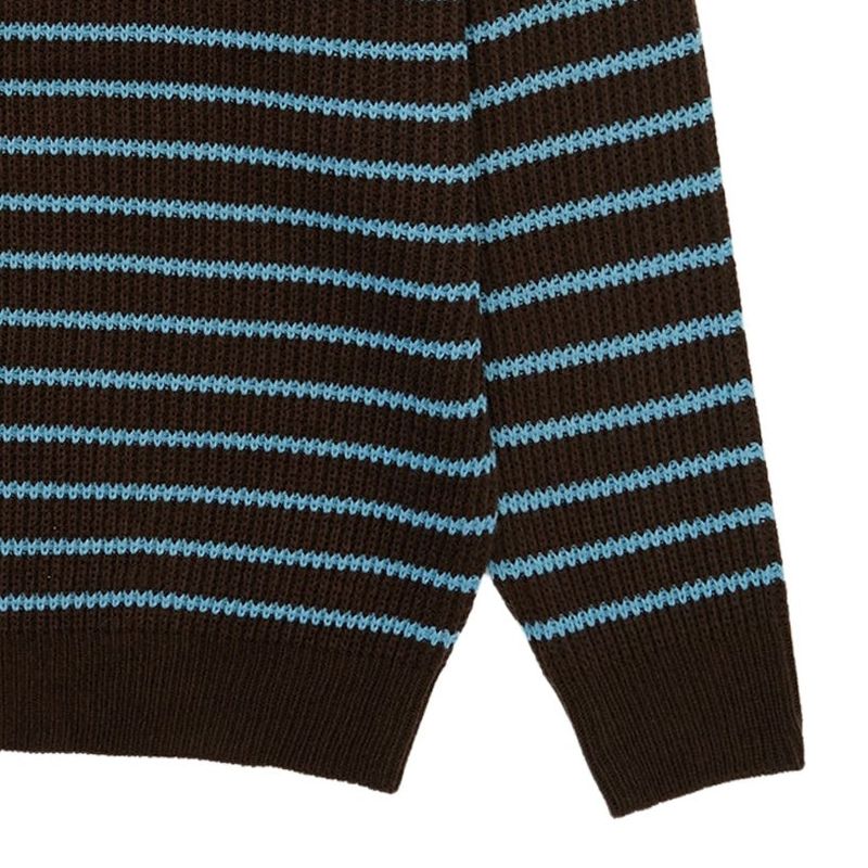 TOURS STRIPE KNIT CARDIGAN (UNISEX)