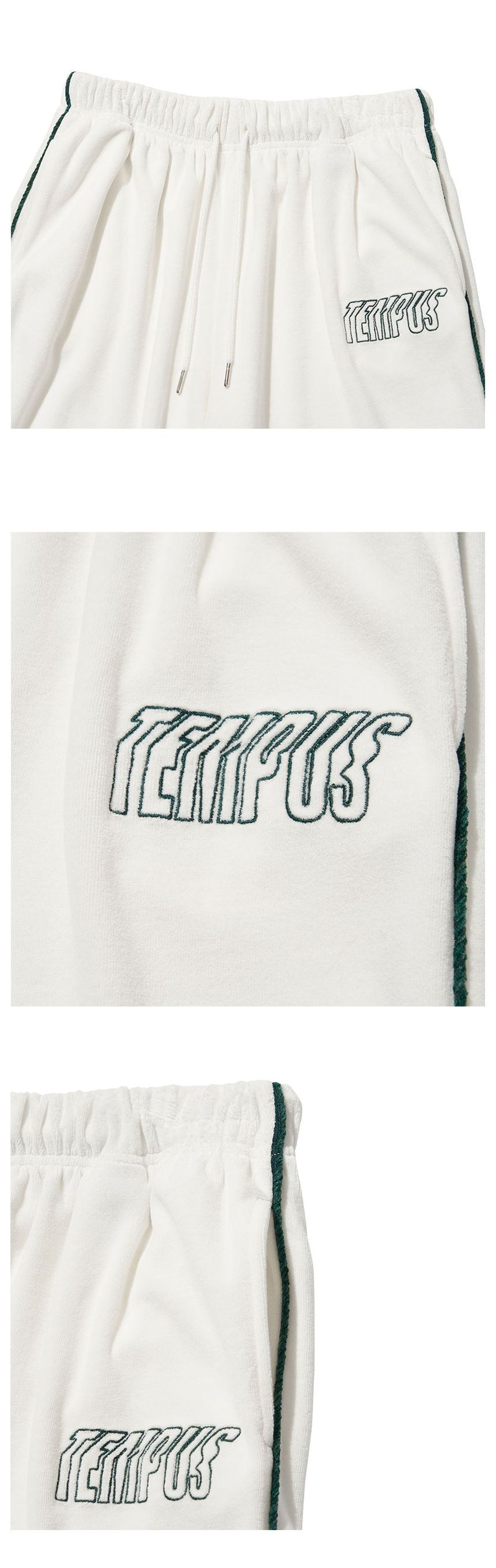 SIGNATURE TRACK PANTS [WHITE]