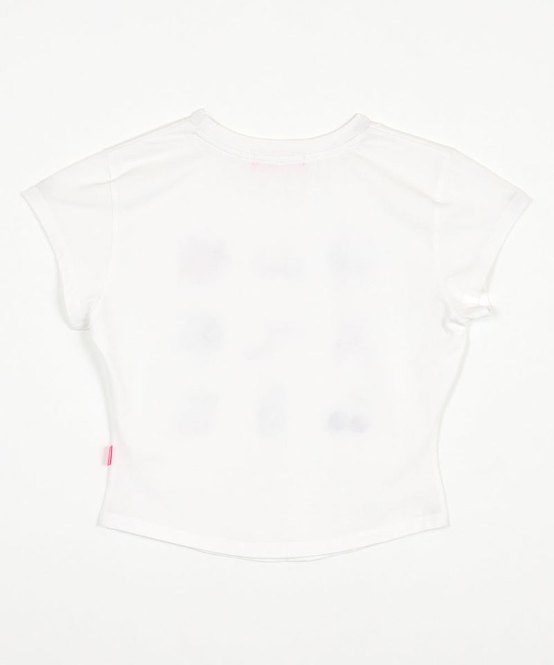 GRAPHIC CROP T WHITE