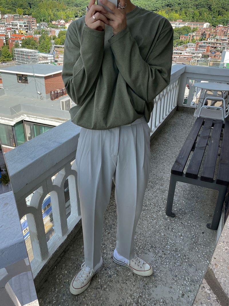 Never Free Belt Slacks (2color)