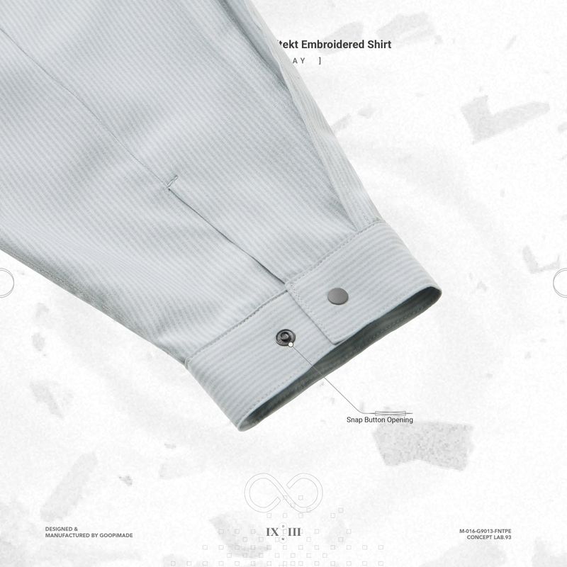 “MA-Z3” Mode Architekt Embroidered Shirt