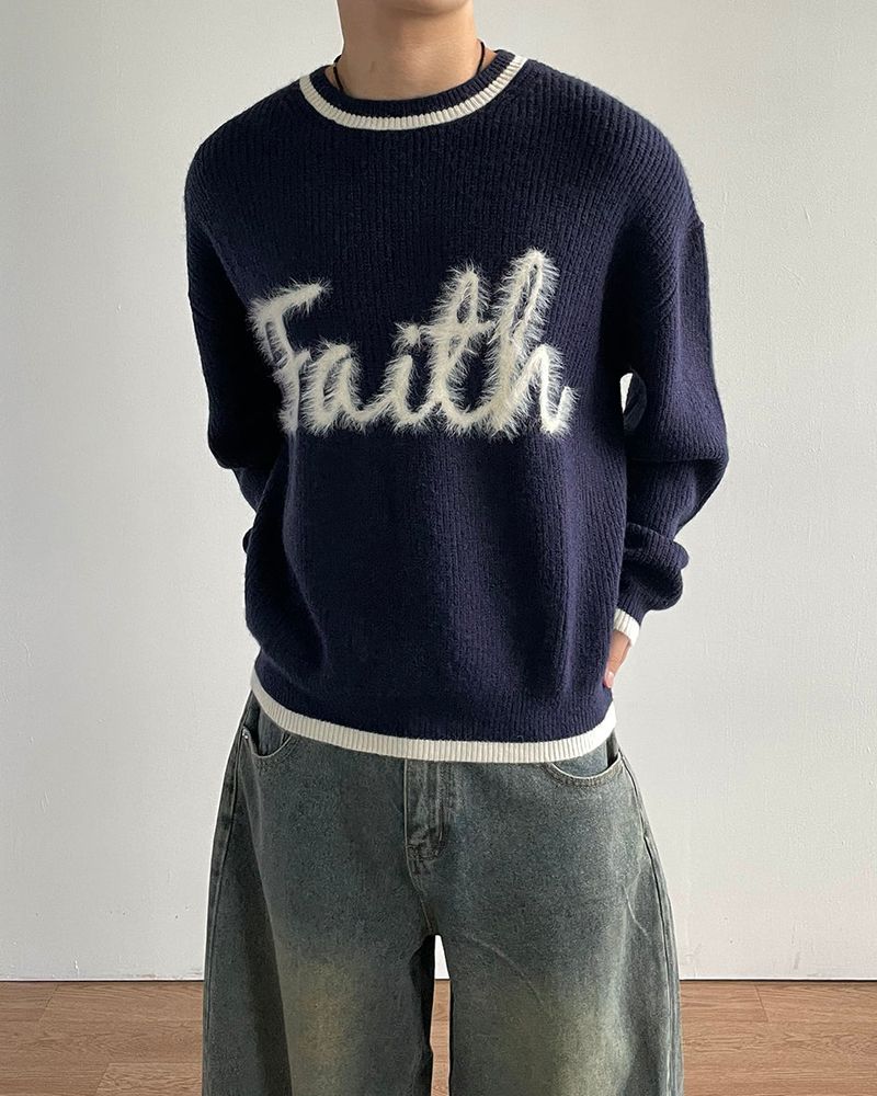 IDF（アイディーエフ）の「Faith Lettering Knit（Tops）」