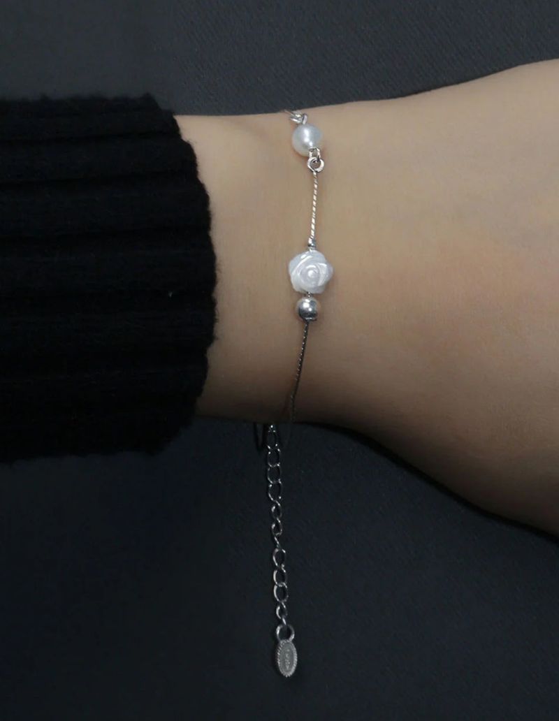 [MADE] rose petal trace bracelet