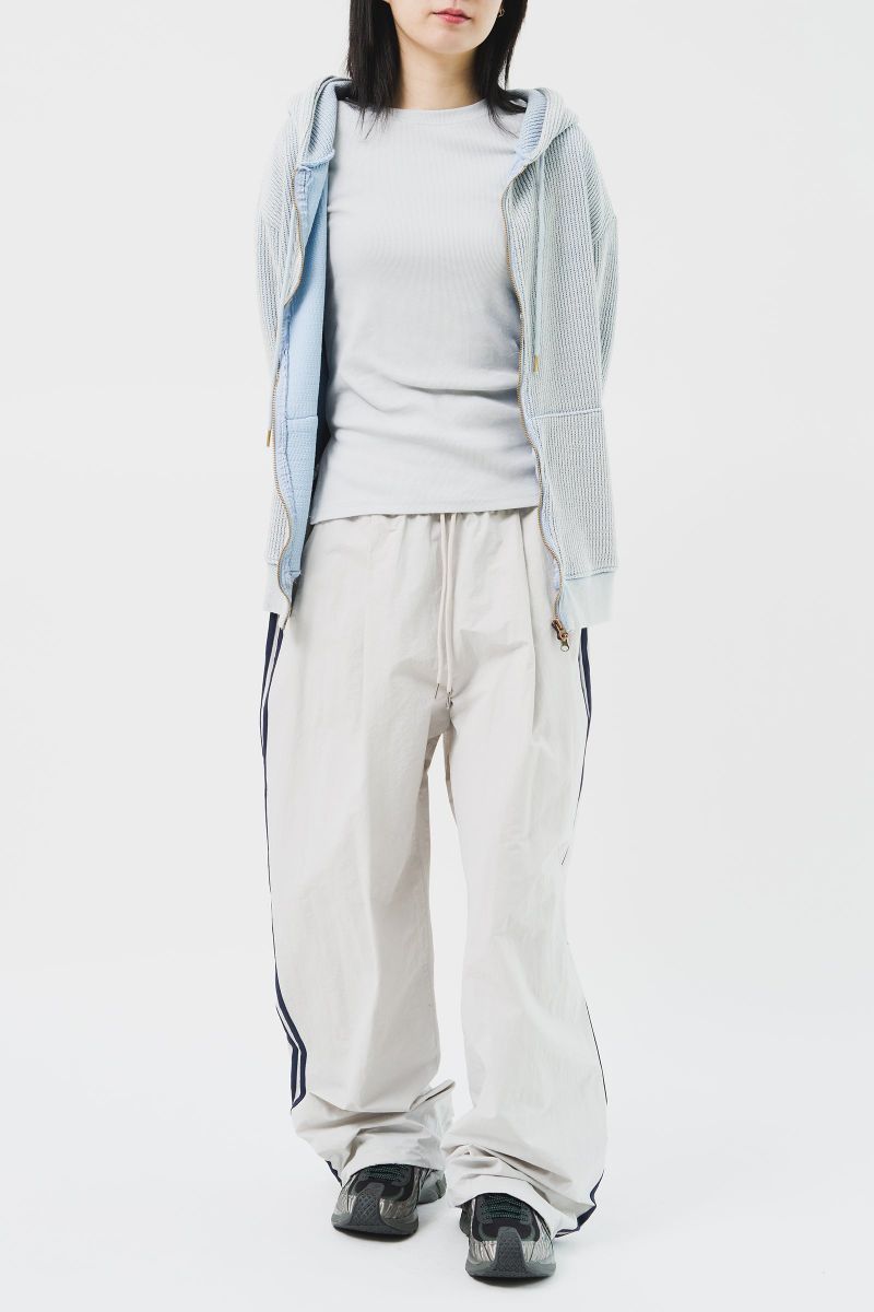 Luar Washed Knitted Zip Hoodie (3color)