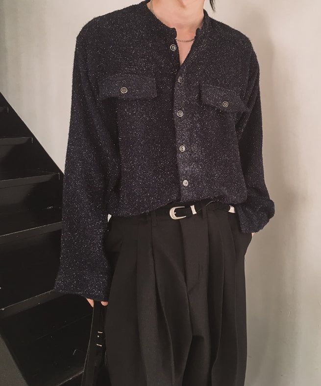 Mir Shining Tweed Crop Jacket