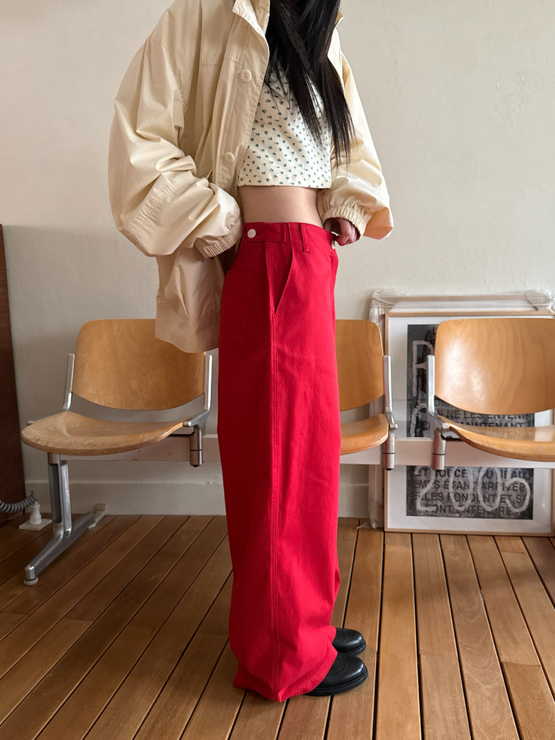 pop cotton pants
