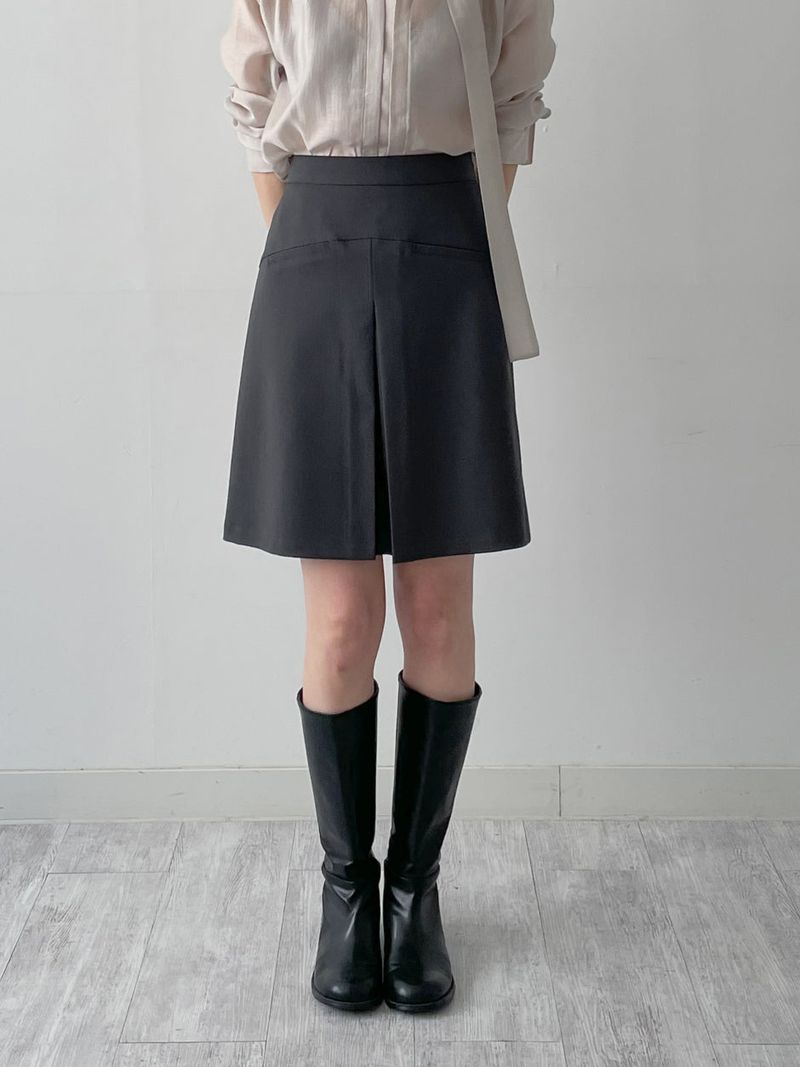 INCHANT ME（インチャントミー）の「Kino Pleated Midi A-line Skirt（Skirts）」