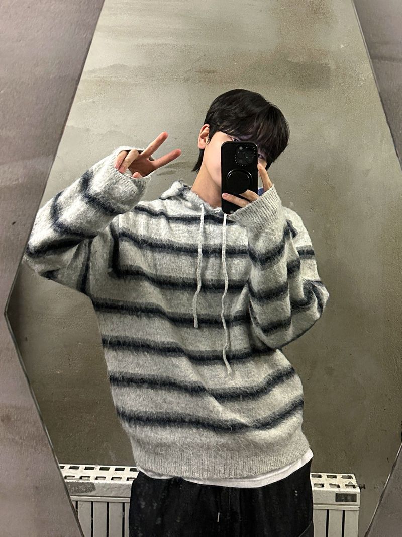 Sentry Dangara Brush Hood Knit