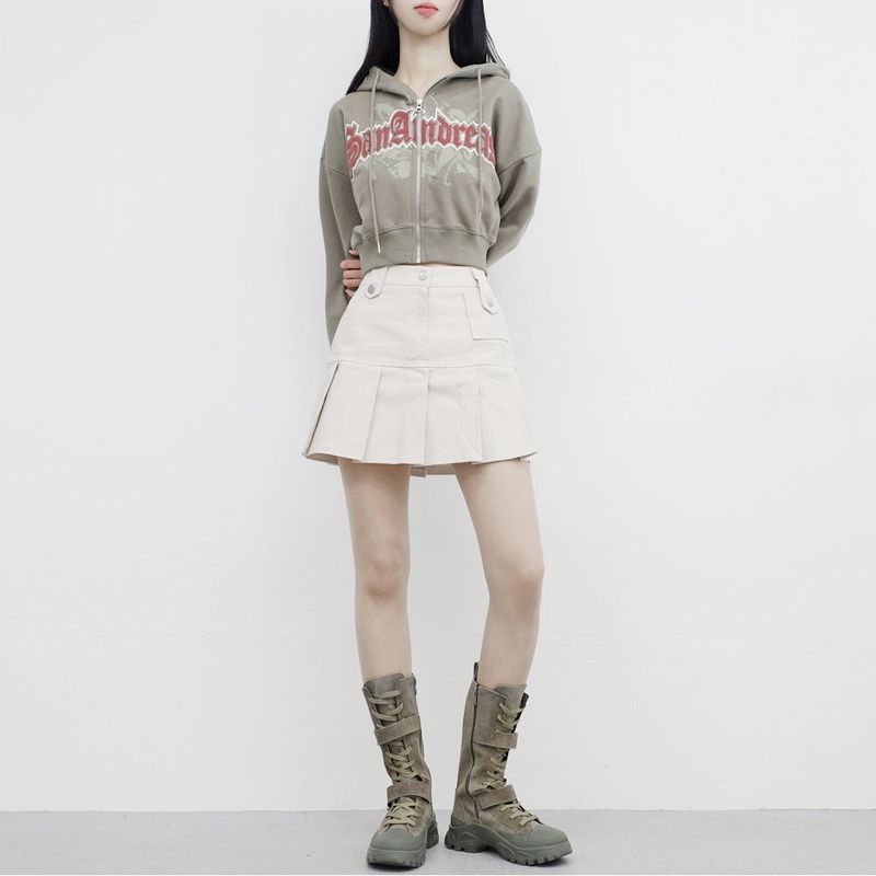 Ned Buckle Suede Middle Boots