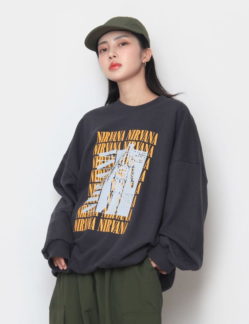 nutellike(ヌテールライク)の「Nirvana Humano Sweatshirt(Tops)」