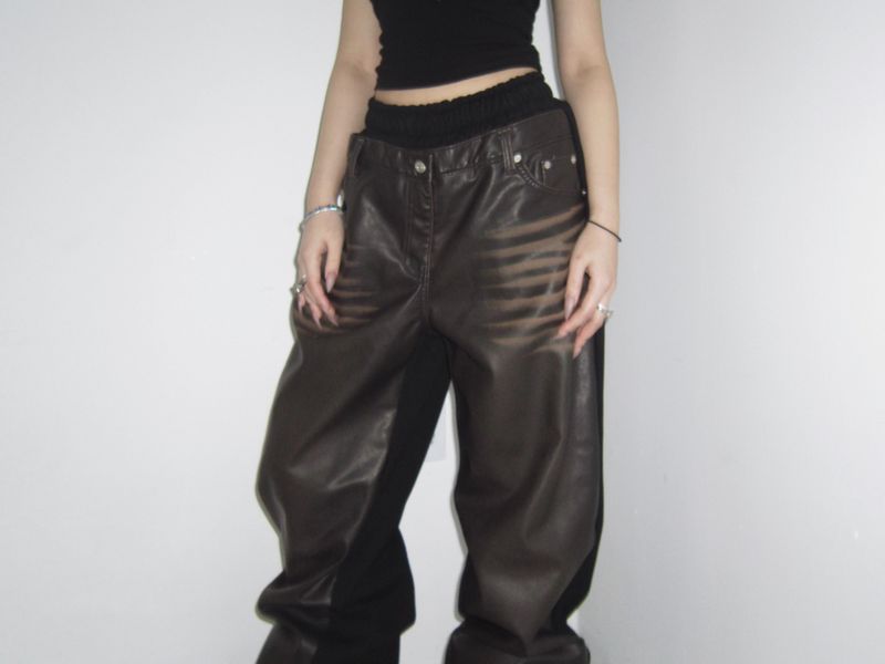Vegan leather sweat-PT
